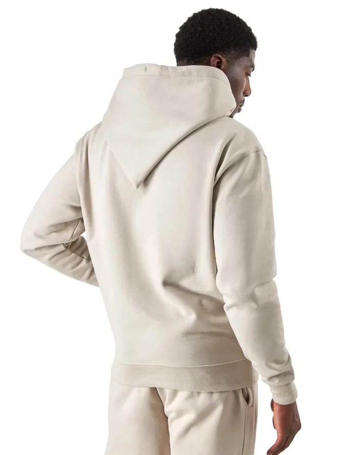Super Fleece Cone Hoodie Arctic Cold Beige Men Champion Hoodies and Sweatshirts