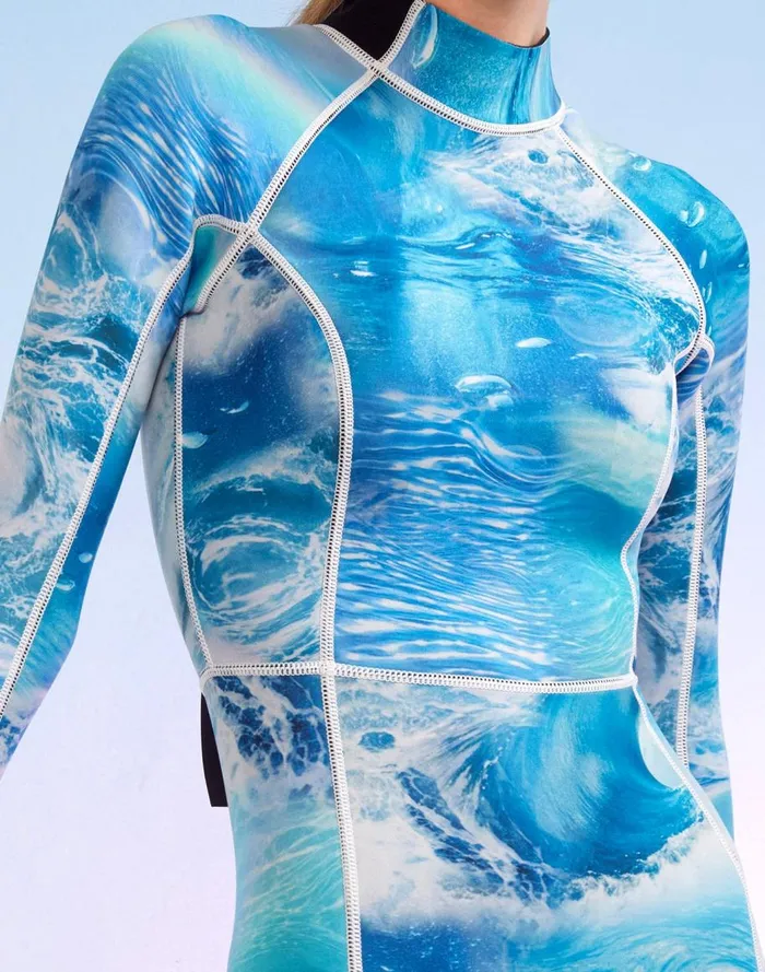 Surf and Swim Women Cynthia Rowley Watercamo Wetsuit