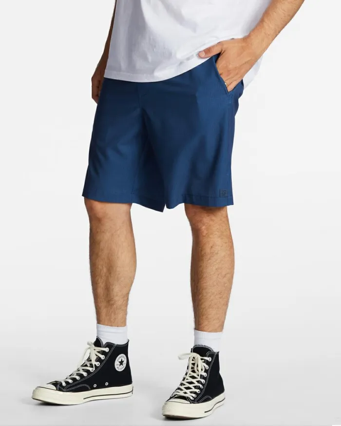Surftrek Trail Technical Elasticized Shorts Space Blue Men Billabong Shorts