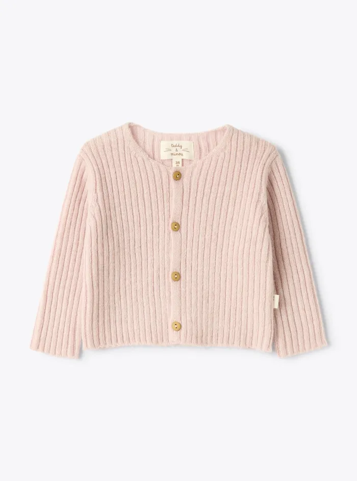 Sweatshirts And Sweaters Baby 036 Il Gufo Upcycled Wool Blend Yarn Cardigan