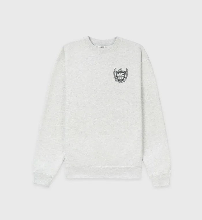 Sweatshirts Men Sporty and Rich Beverly Hills Crewneck 8211 Heather Gray