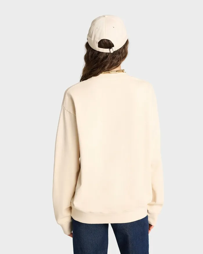 Sweatshirts Women Sporty and Rich NY 94 Crewneck 8211 CreamNavy