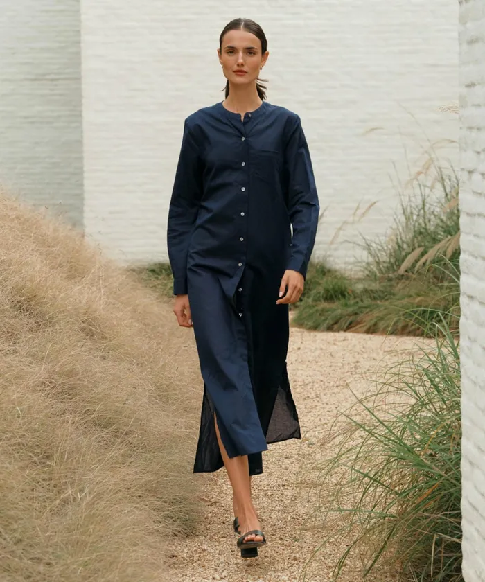 Swim and Beach Women Jenni Kayne Capri Caftan Dress Navy