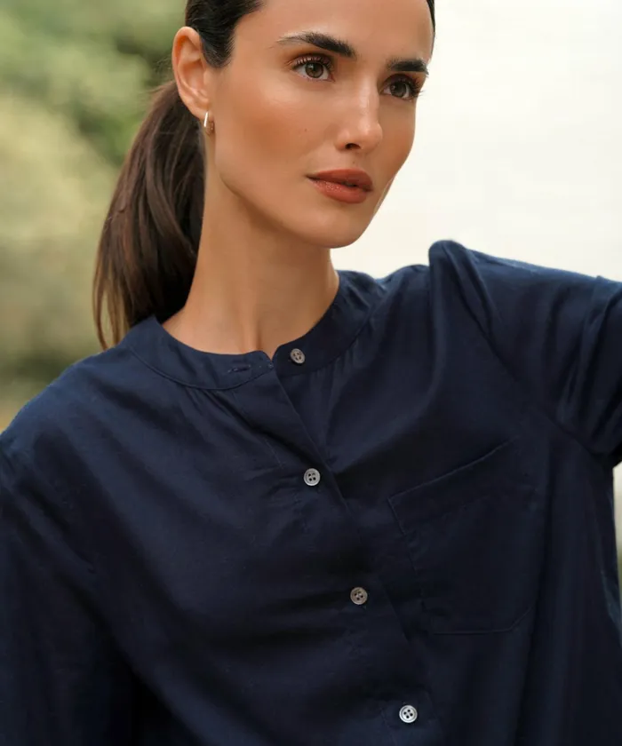 Swim and Beach Women Jenni Kayne Capri Caftan Dress Navy