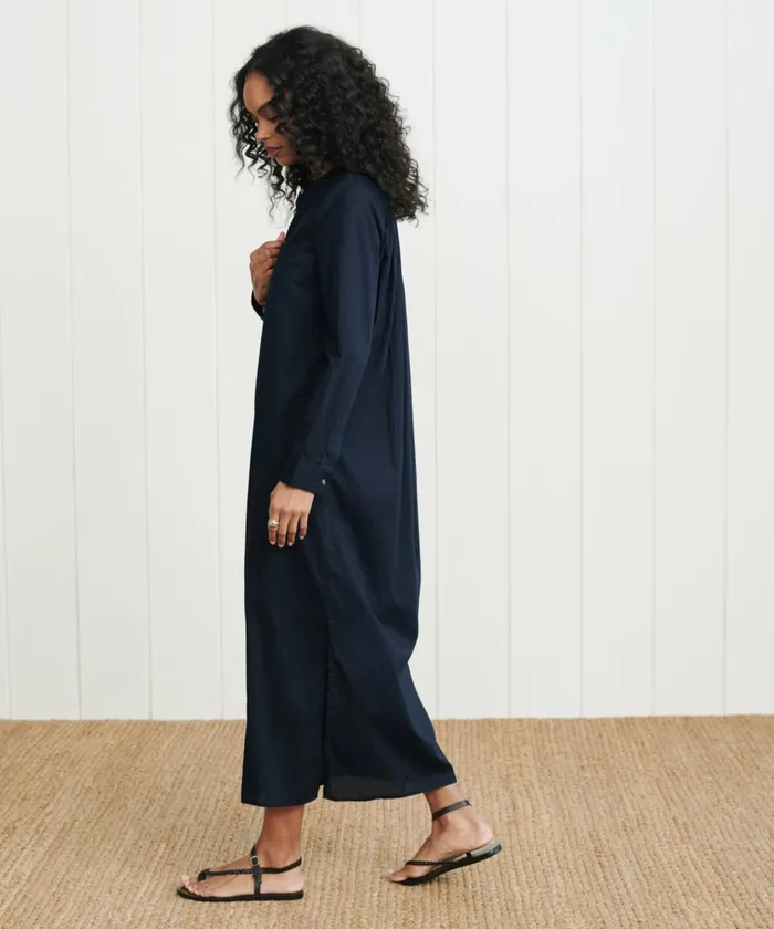 Swim and Beach Women Jenni Kayne Capri Caftan Dress Navy