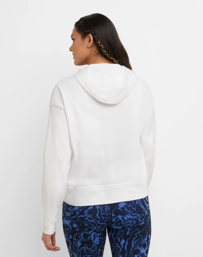 TShirt Hoodie Script Logo White Women Champion Hoodies and Sweatshirts