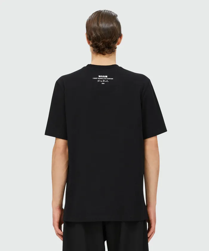 TShirt With 034Every Night You Stay034 Print Men MSGM Tshirts
