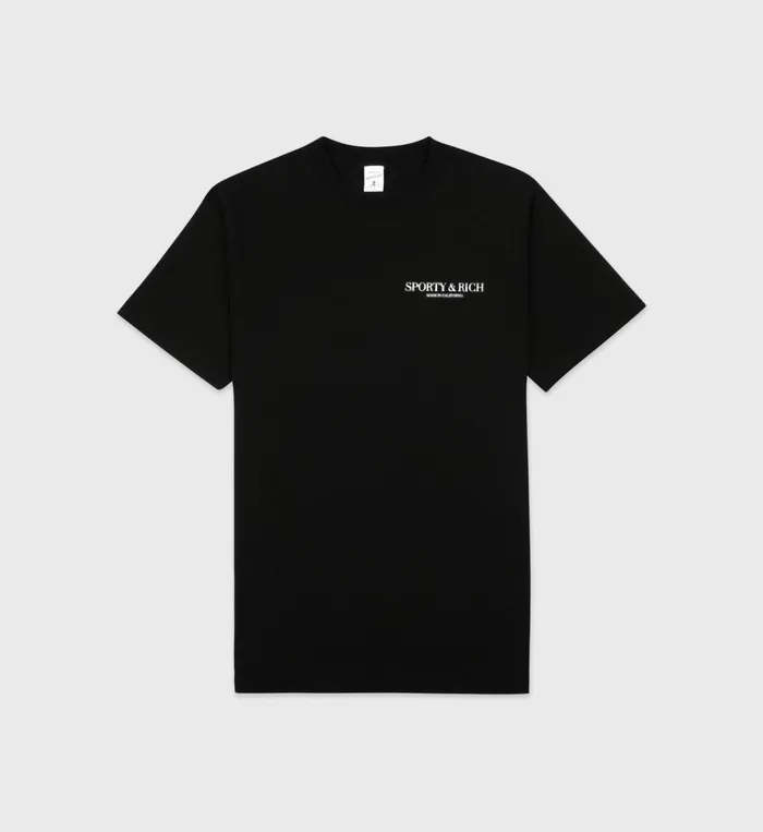 TShirts and Tops Women Sporty and Rich Made In California TShirt 8211 BlackWhite