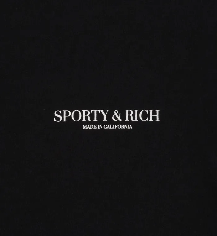 TShirts and Tops Women Sporty and Rich Made In California TShirt 8211 BlackWhite