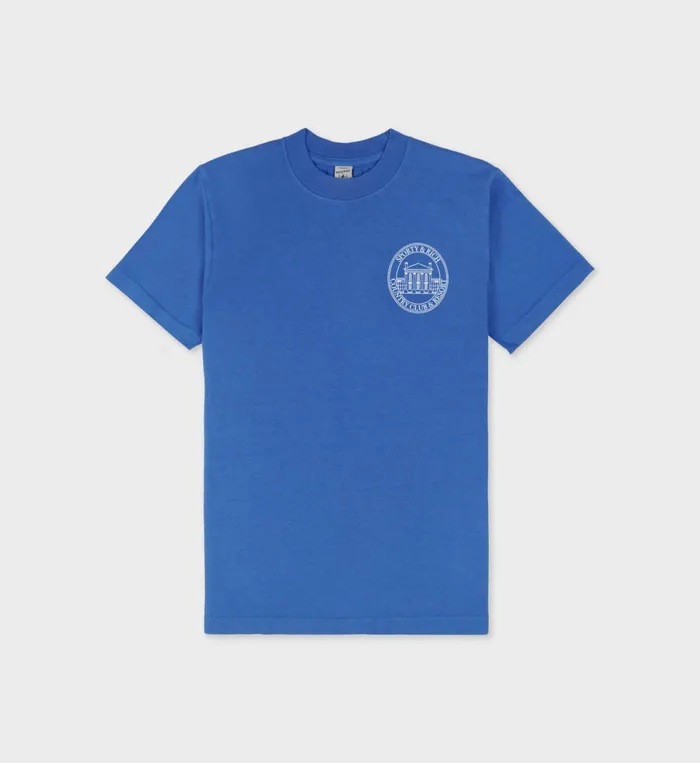 TShirts and Tops Women Sporty and Rich Vendome Resort TShirt 8211 Paris BlueWhite