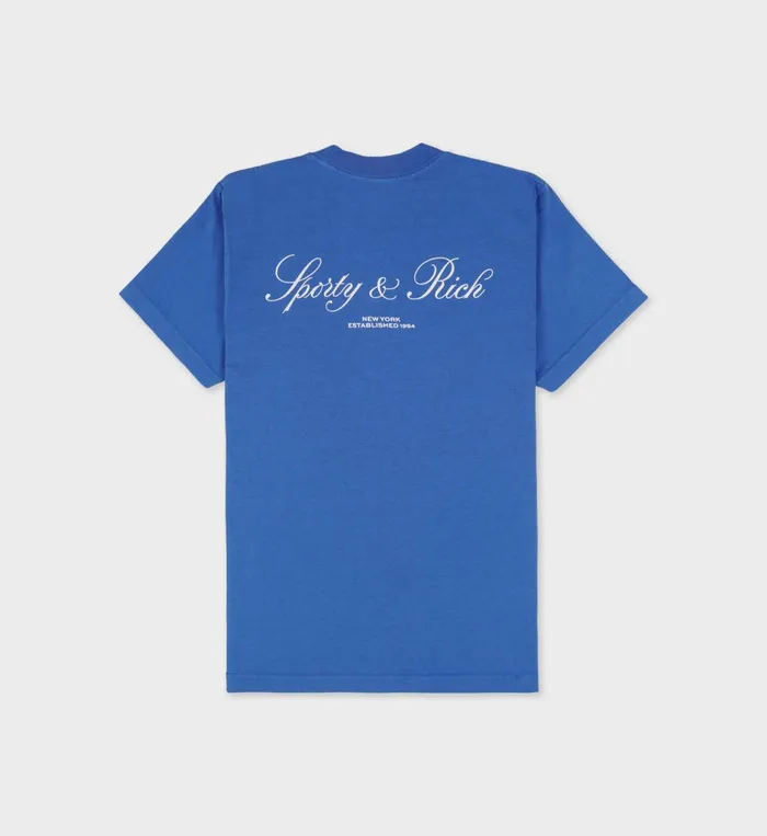 TShirts and Tops Women Sporty and Rich Vendome Resort TShirt 8211 Paris BlueWhite