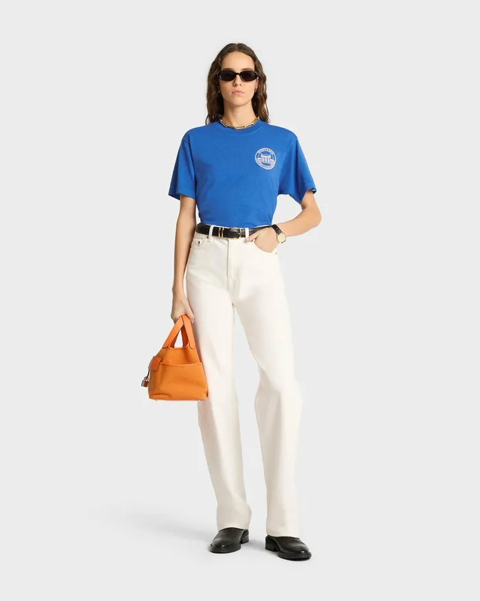 TShirts and Tops Women Sporty and Rich Vendome Resort TShirt 8211 Paris BlueWhite