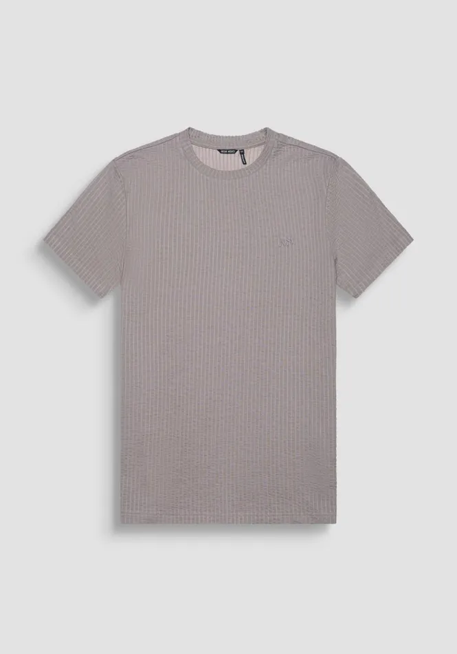 TShirts And Polo Men Antony Morato Regular Fit TShirt In Cotton Fabric With Puffed Logo Clay TShirts And Polo Men Antony Morato Regular Fit TShirt In Cotton Fabric With Puffed Logo Clay