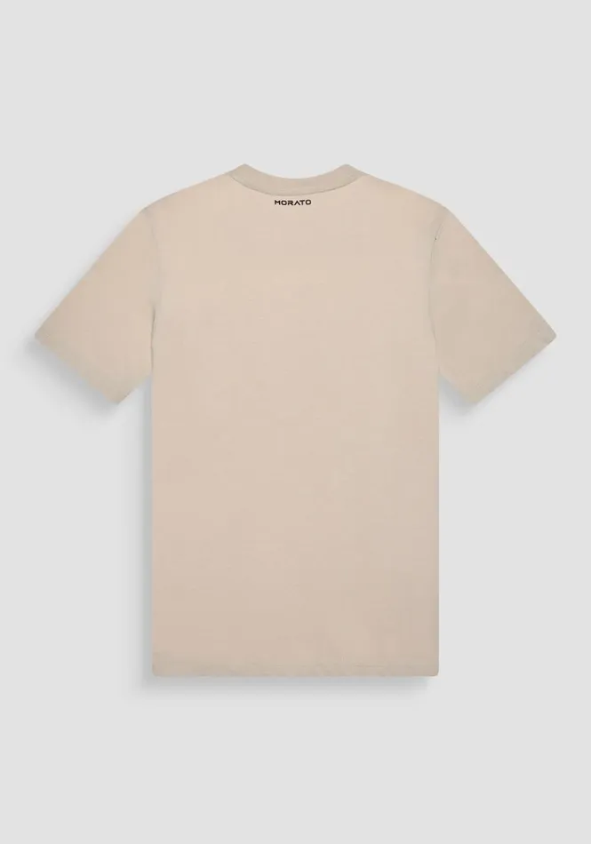 TShirts And Polo Men Antony Morato Relaxed Fit TShirt In Structured Jersey Cotton Paper