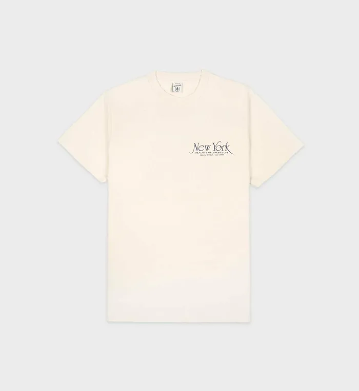TShirts Men Sporty and Rich NY 94 TShirt 8211 CreamNavy