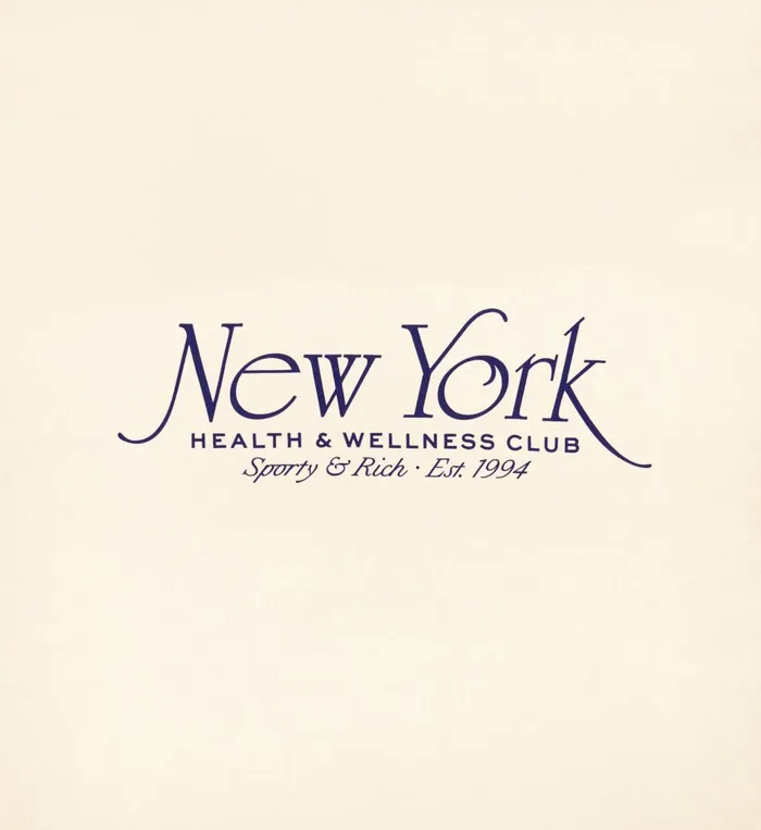 TShirts Men Sporty and Rich NY 94 TShirt 8211 CreamNavy