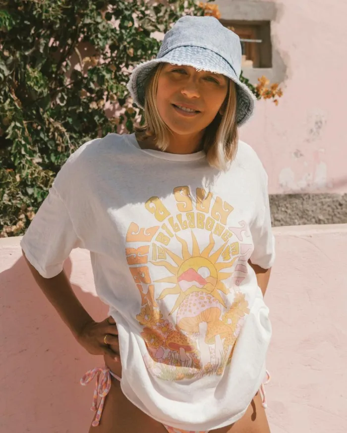 Take A Sun Trip TShirt Salt Crystal Women Billabong Graphic Tees and Tanks