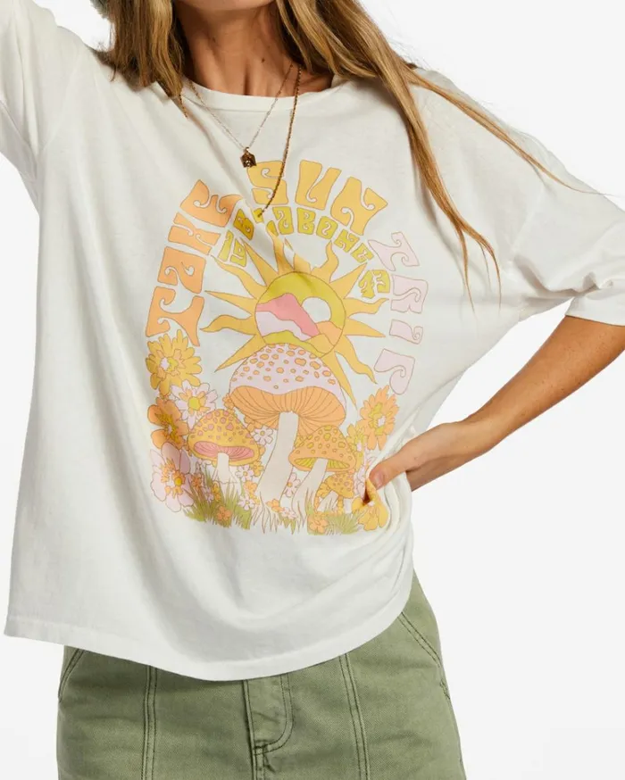 Take A Sun Trip TShirt Salt Crystal Women Billabong Graphic Tees and Tanks