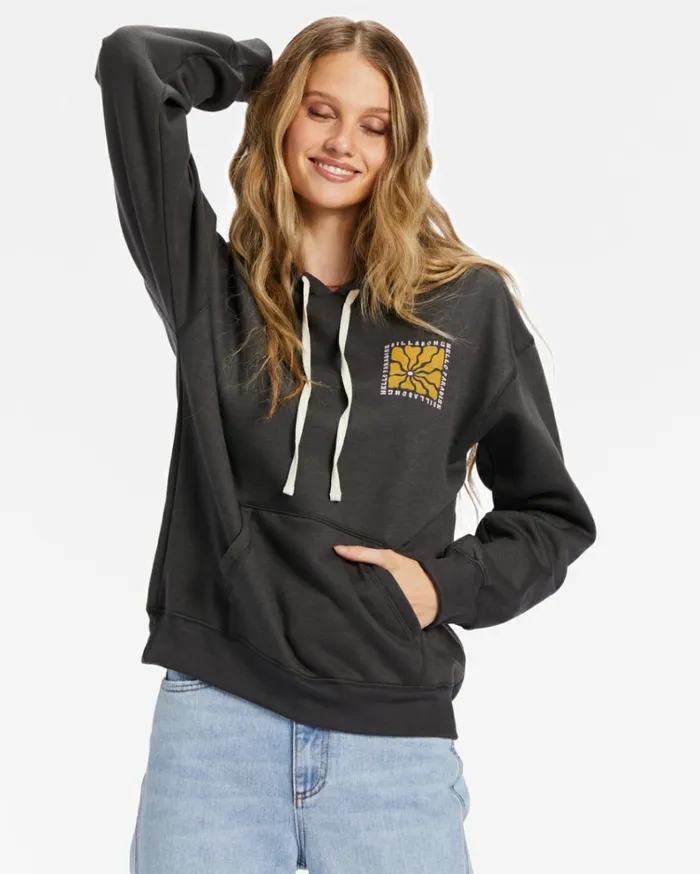 Take Me To Paradise Sweatshirt Off Black Women Billabong Sweatshirts and Fleece