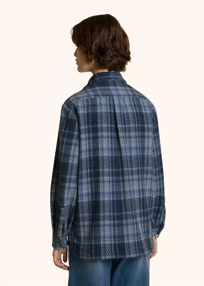TARTAN CASHMERE OVERSHIRT Women Kiton Blouses And Shirts TARTAN CASHMERE OVERSHIRT Women Kiton Blouses And Shirts