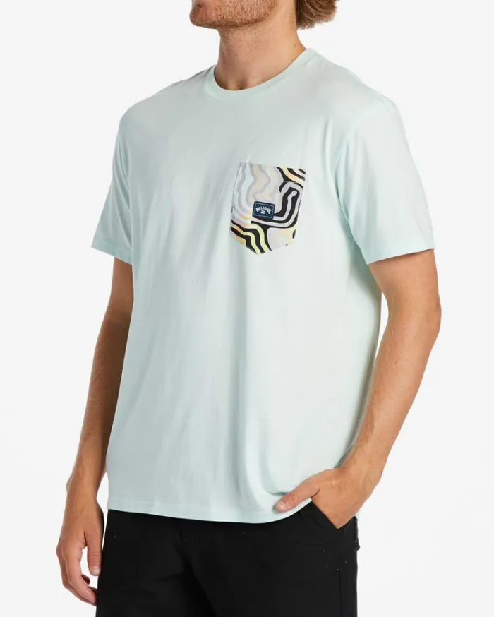 Team Pocket TShirt Seaglass Men Billabong TShirts