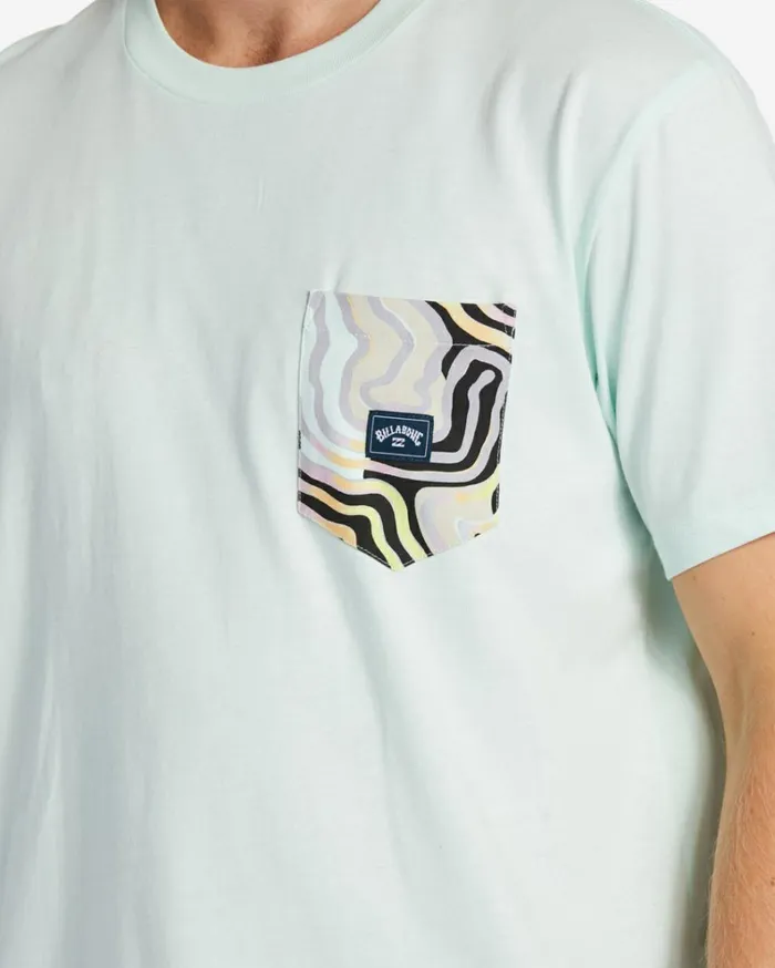 Team Pocket TShirt Seaglass Men Billabong TShirts
