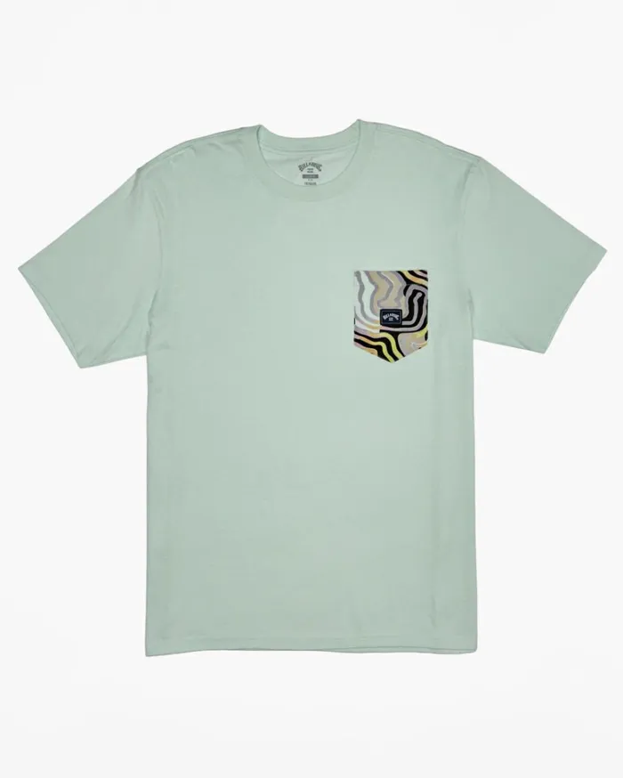 Team Pocket TShirt Seaglass Men Billabong TShirts