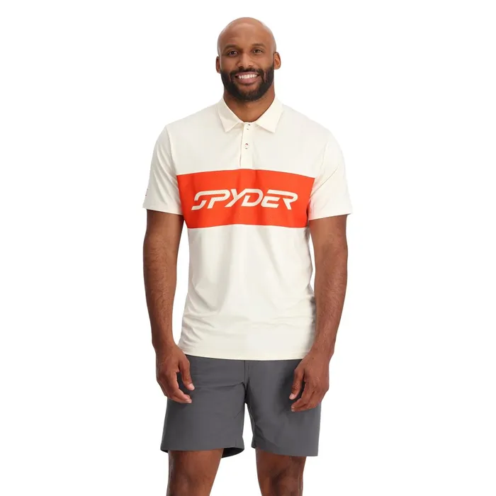 Tees and Tanks Mens Spyder Olson Polo 8211 Greige
