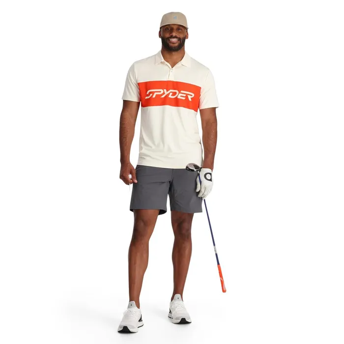 Tees and Tanks Mens Spyder Olson Polo 8211 Greige