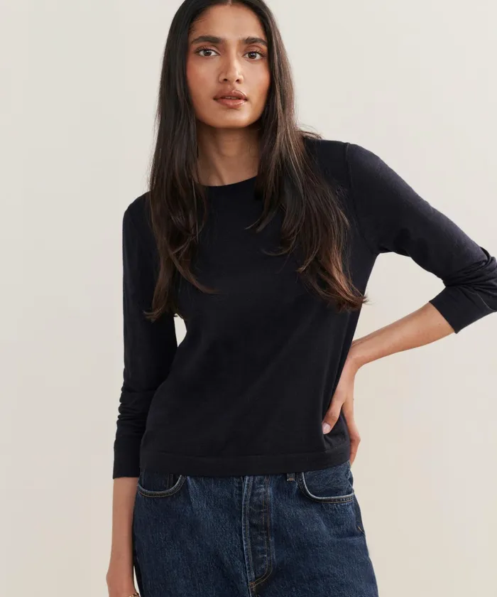 Tees and Tanks Women Jenni Kayne Mercer Crewneck Dark Navy