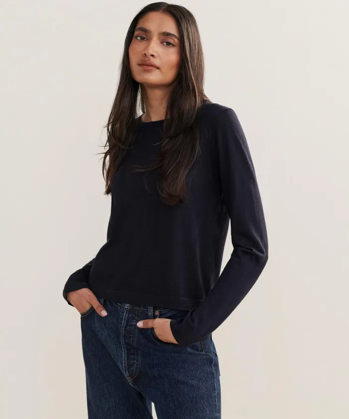 Tees and Tanks Women Jenni Kayne Mercer Crewneck Dark Navy