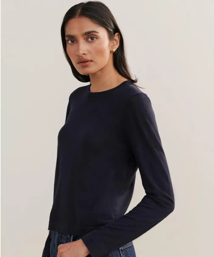 Tees and Tanks Women Jenni Kayne Mercer Crewneck Dark Navy