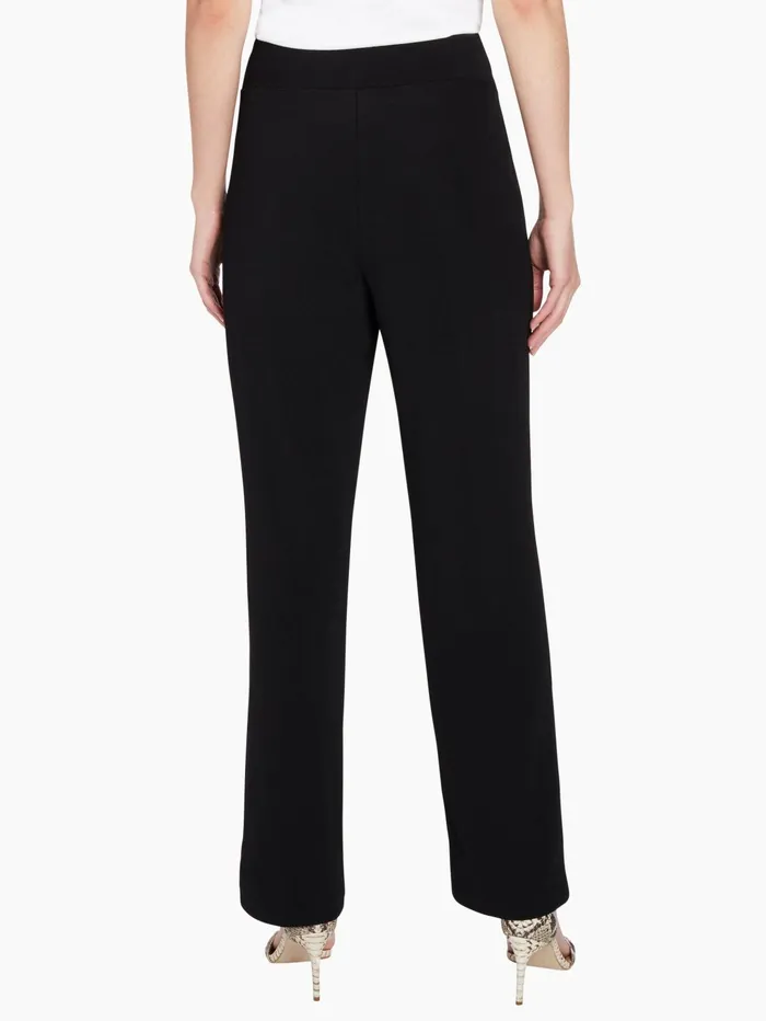 Textured Straight Leg PullOn Pants Women Jones New York Pants and Skirts Textured Straight Leg PullOn Pants Women Jones New York Pants and Skirts