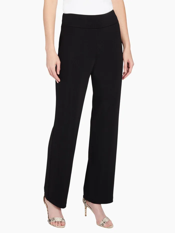 Textured Straight Leg PullOn Pants Women Jones New York Pants and Skirts Textured Straight Leg PullOn Pants Women Jones New York Pants and Skirts