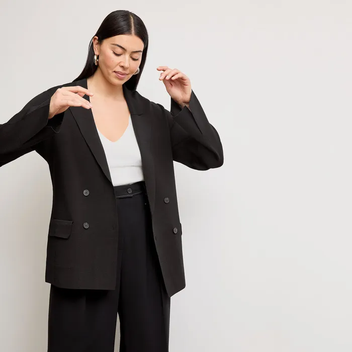 The Cody Boyfriend Jardigan Black Women Jackets M M LaFleur