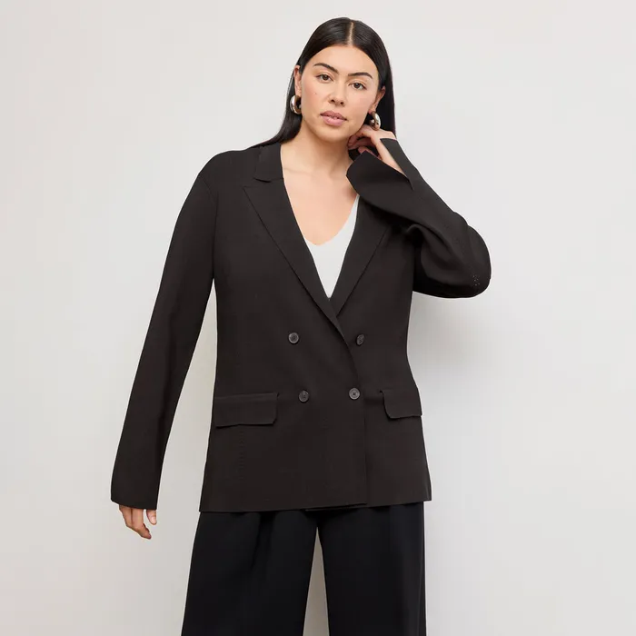 The Cody Boyfriend Jardigan Black Women Jackets M M LaFleur