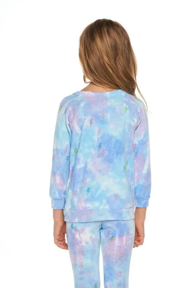Tops Chaser Brand Girls Tie Dye Bolts