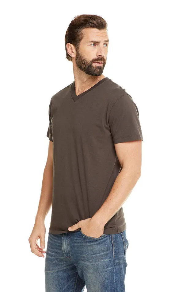 Tops COTTON SS V NECK Chaser Brand Mens