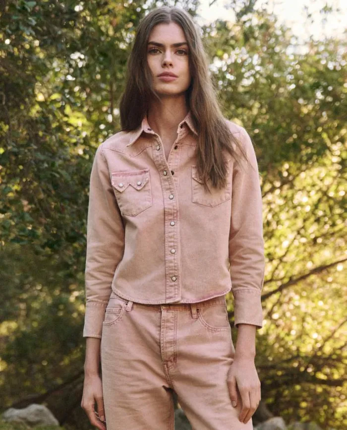 Tops Women039s The Great The Howdy Top Sunfaded Blush