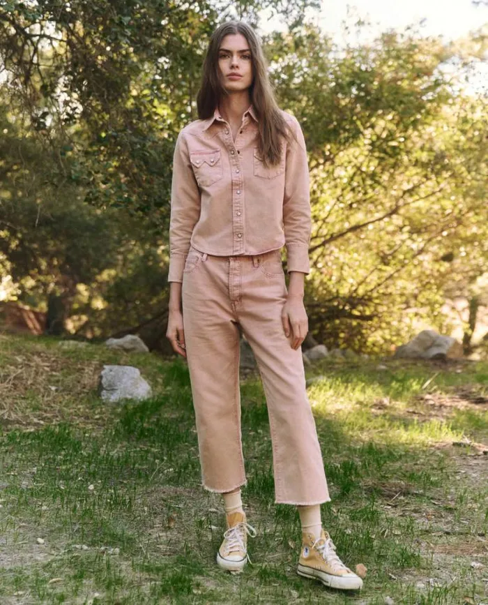Tops Women039s The Great The Howdy Top Sunfaded Blush