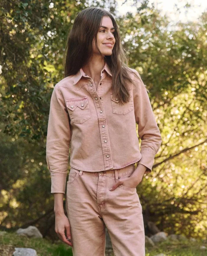 Tops Women039s The Great The Howdy Top Sunfaded Blush