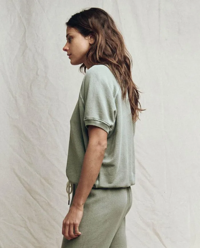 Tops Women039s The Great The Short Sleeve Sweatshirt Sweetgrass