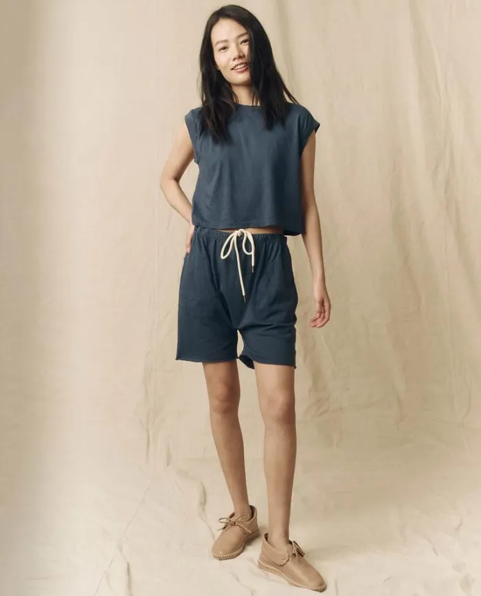 Tops Women039s The Great The Square Tee Nautical Navy