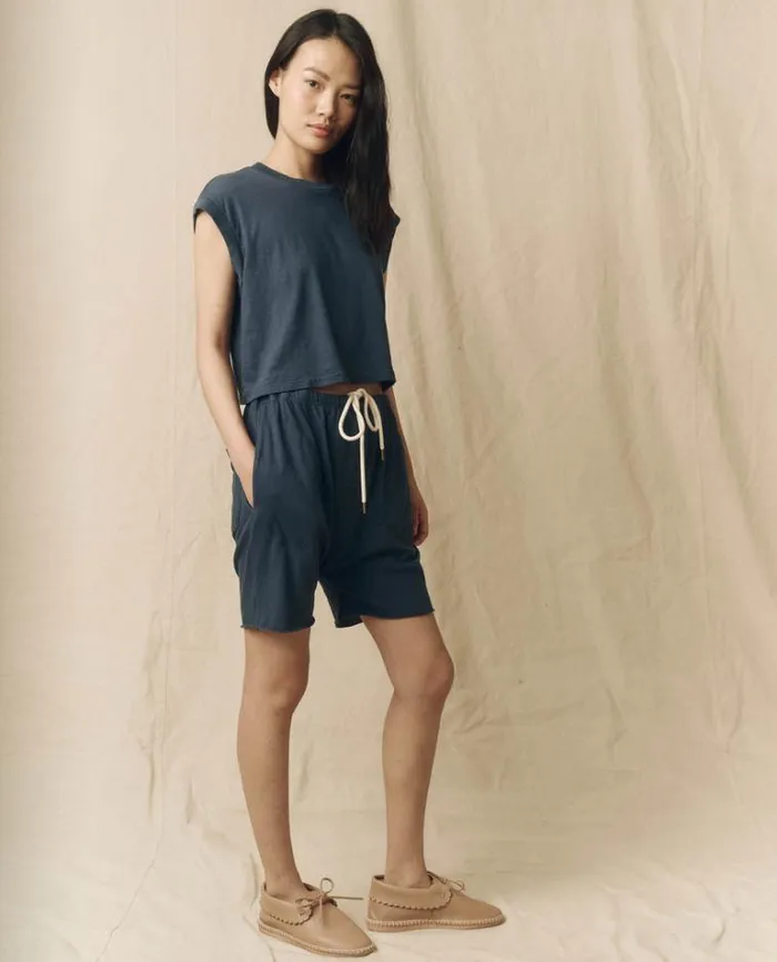Tops Women039s The Great The Square Tee Nautical Navy