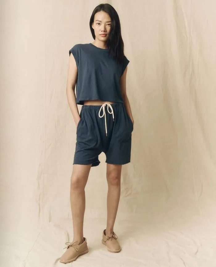 Tops Women039s The Great The Square Tee Nautical Navy