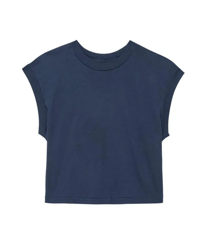 Tops Women039s The Great The Square Tee Nautical Navy