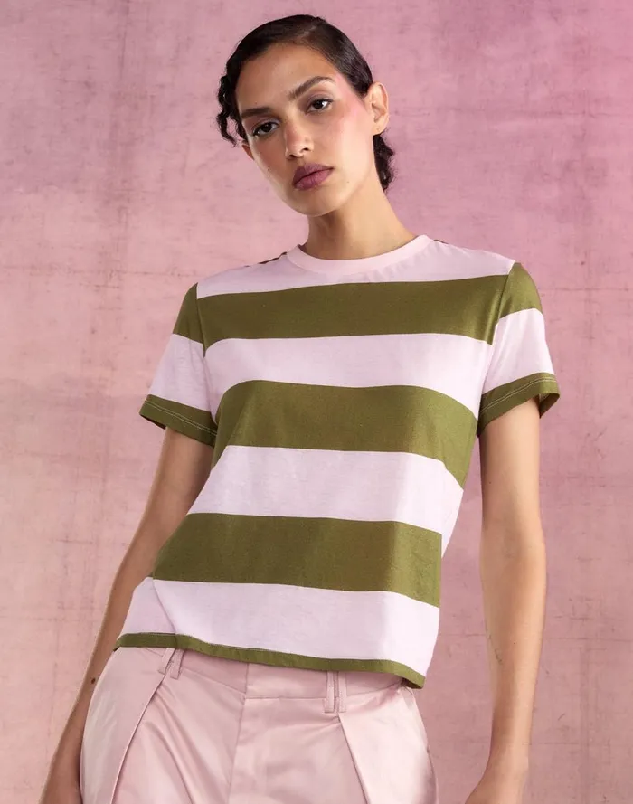 Tops Women Cynthia Rowley Stripe Tee