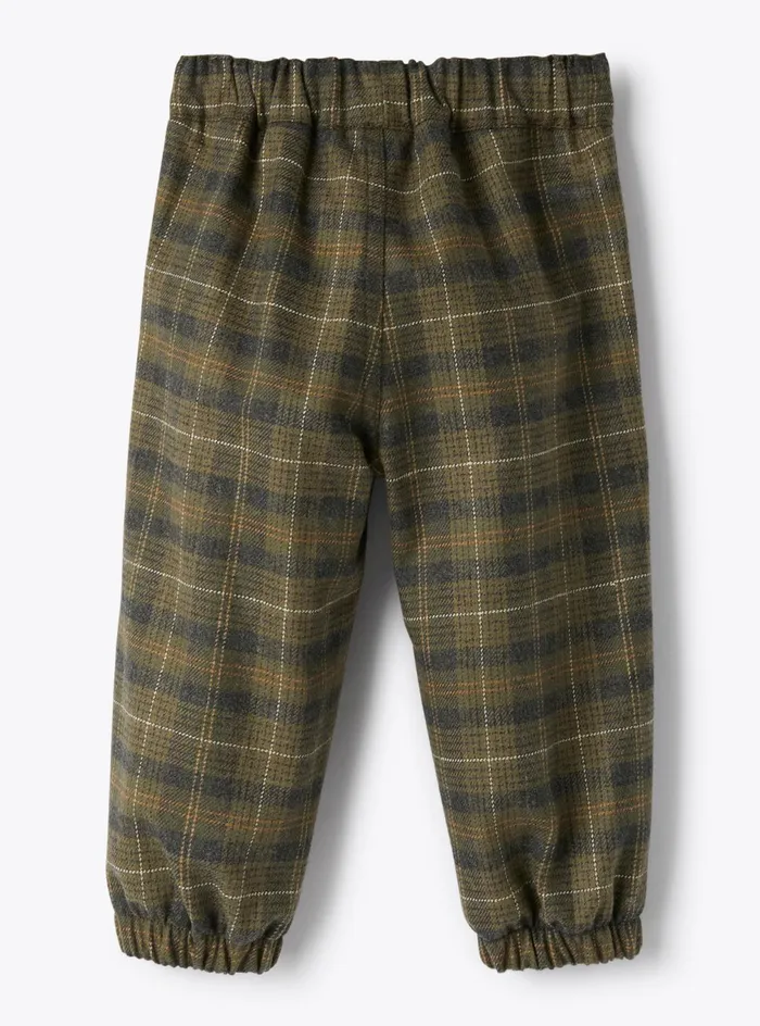 Trousers Baby 036 Il Gufo Checkered Cotton Blend Trousers