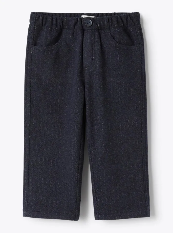 Trousers Baby 036 Il Gufo Sweatpants With Pinstripe Pattern