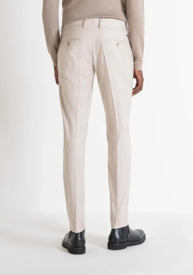 Trousers Men Antony Morato Slim Fit 034Bonnie034 Trousers In Elastic Viscose Paper